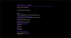 Desktop Screenshot of minki.net